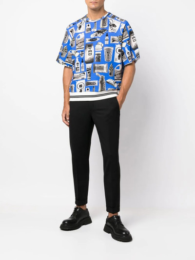 Etro logo crew-neck T-shirt outlook