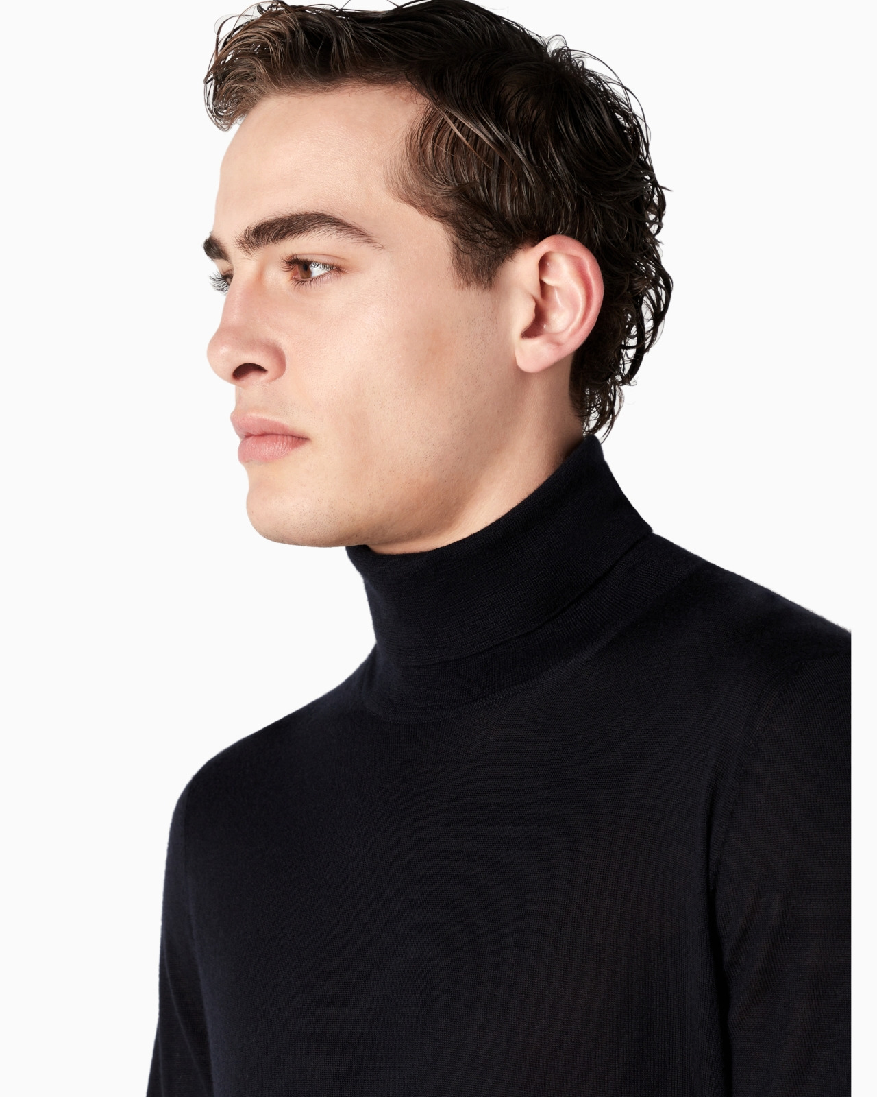 Cashmere mock-neck jumper - 6