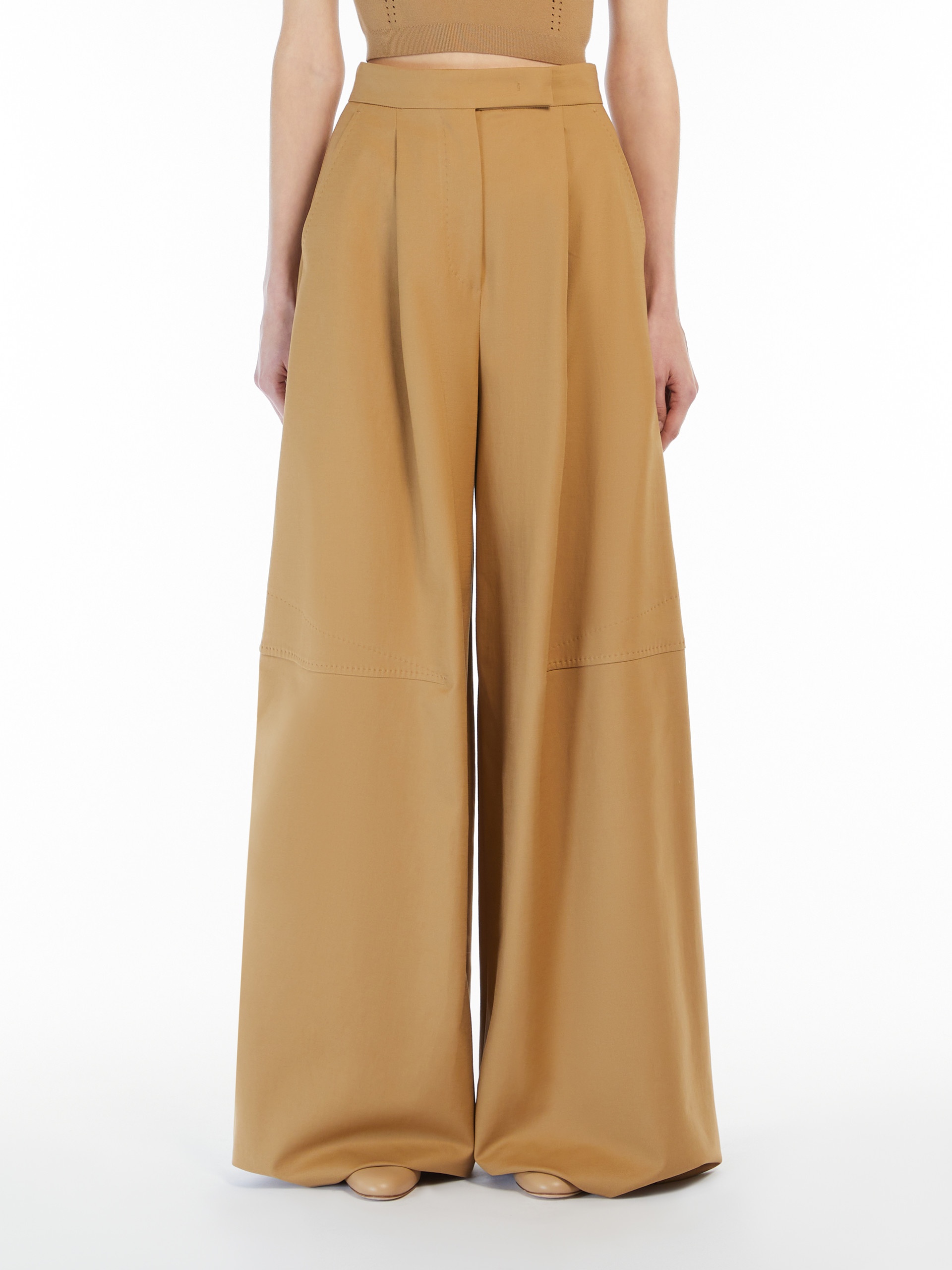 AVORIAZ Oversize stretch cotton trousers - 3