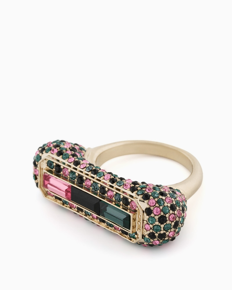 GIORGIO ARMANI RING WITH SWAROVSKI CRYSTALS outlook