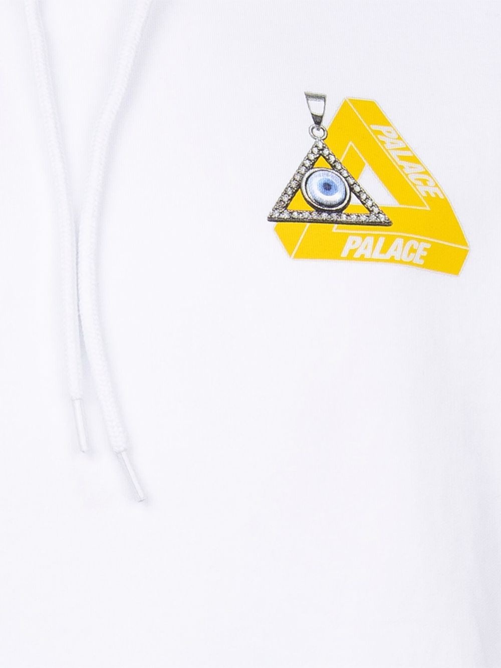 Tri-Smiler print hoodie - 3