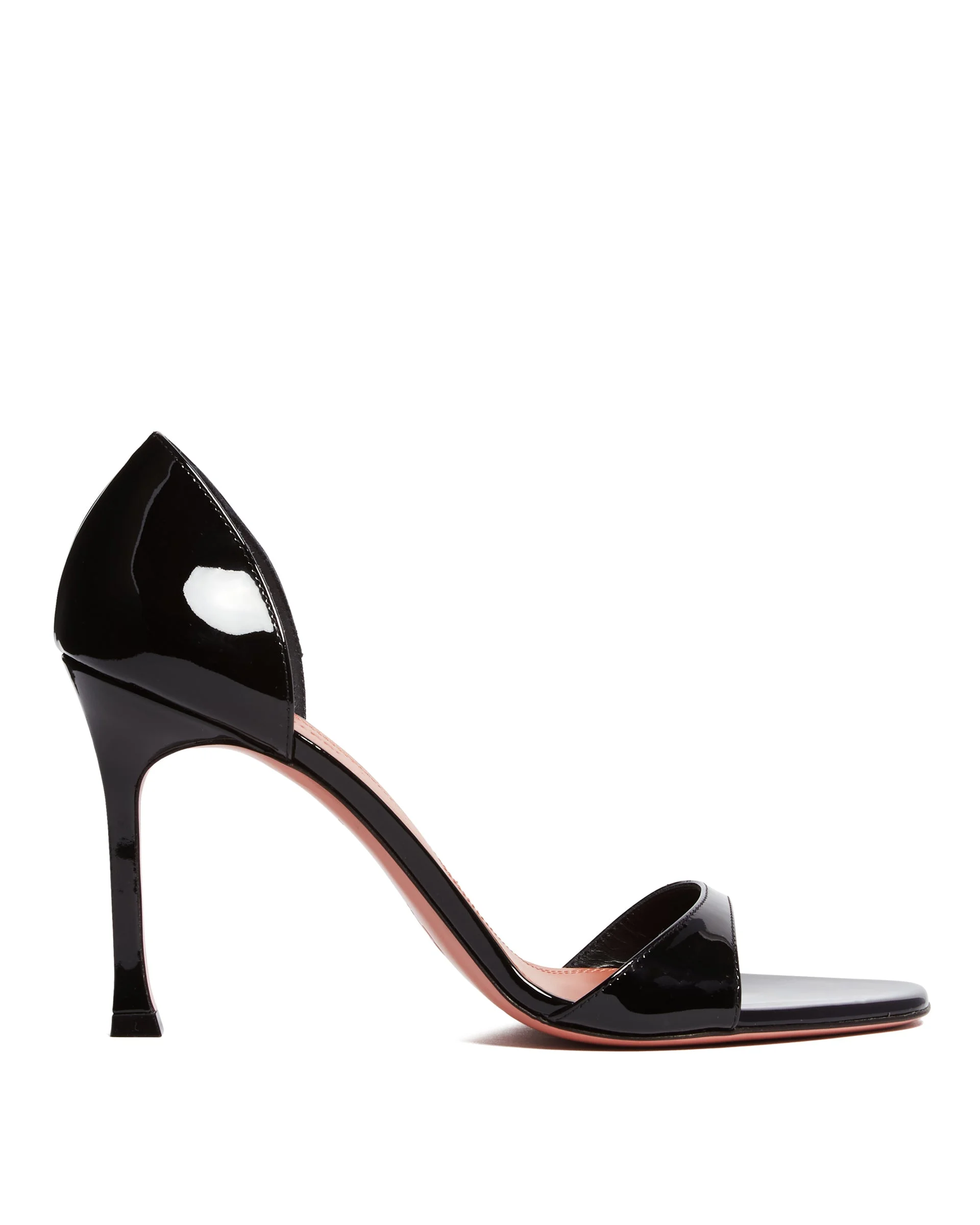 Black Patent Agnese Sandals - 1