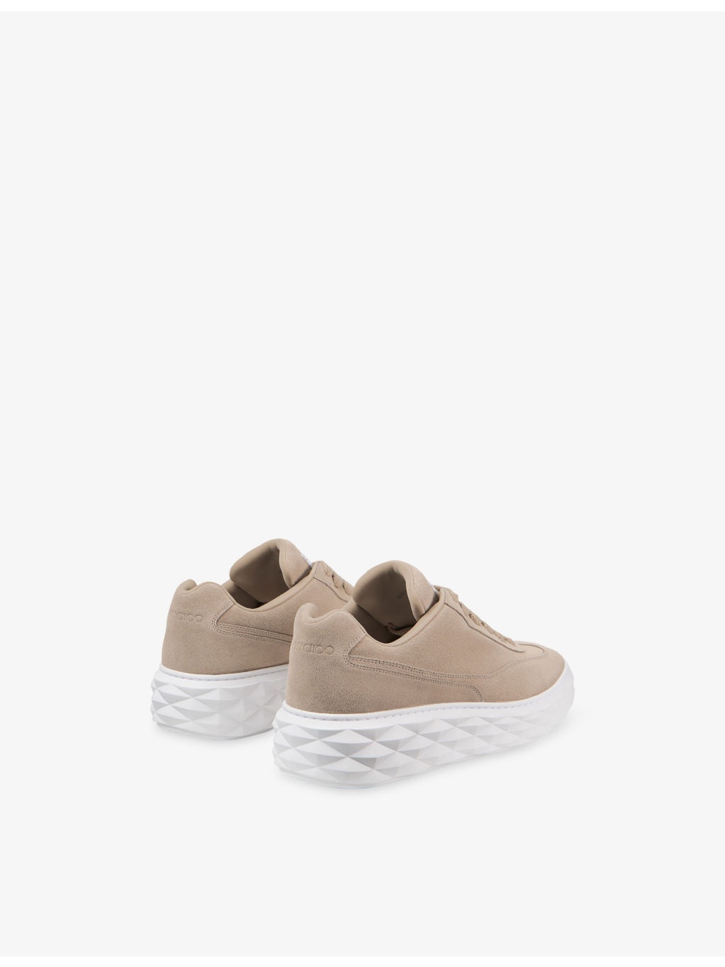 Diamond Maxi Suede Low-Top Trainers - 4