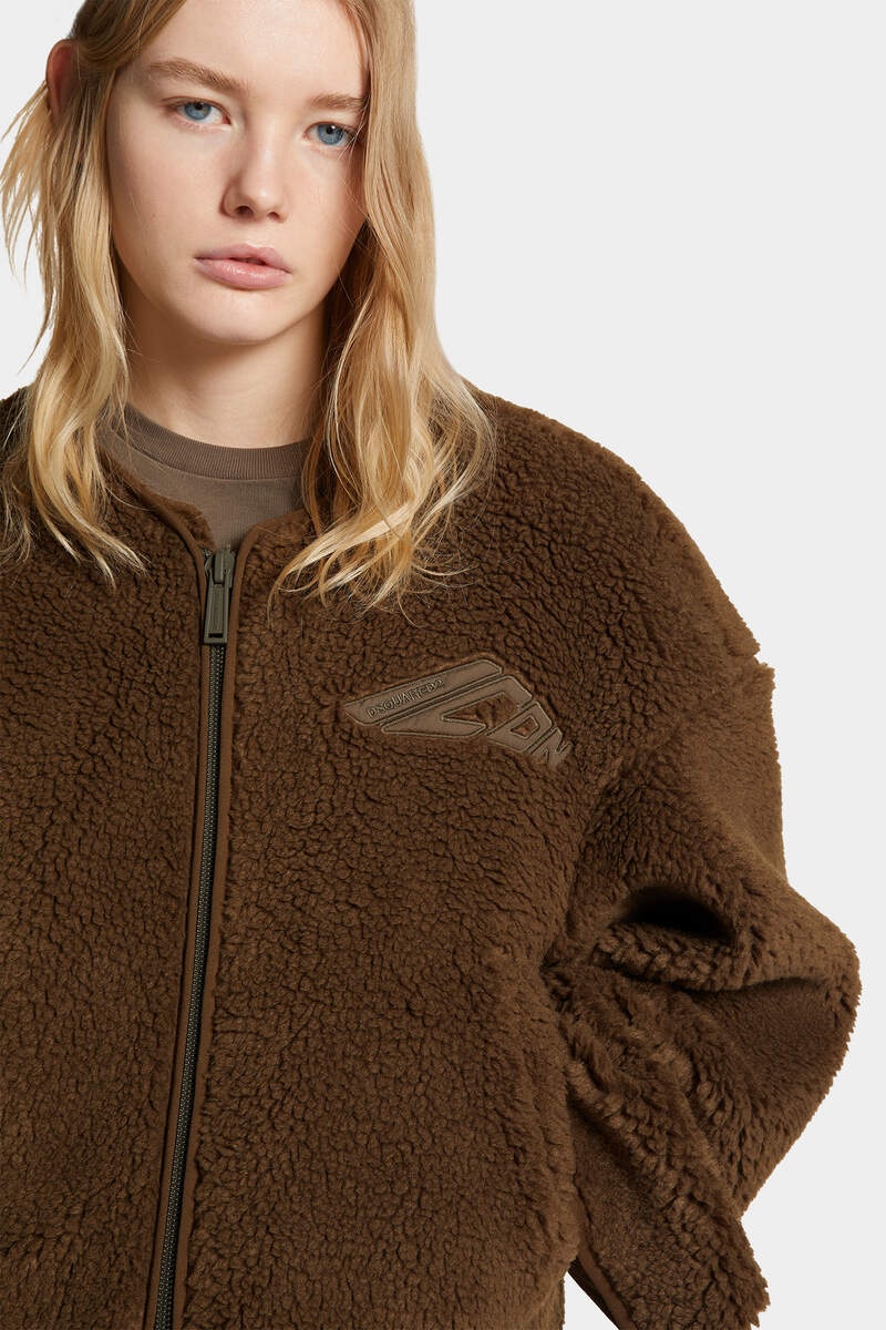 LOOSE TEDDY KABAN CREWNECK - 5