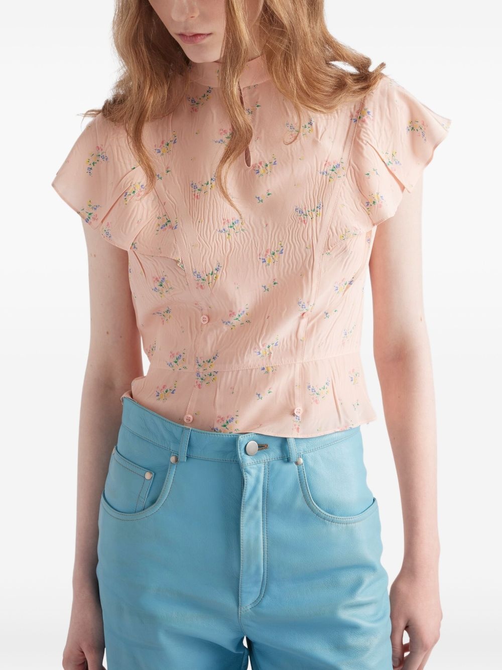 Floral print shirt - 4