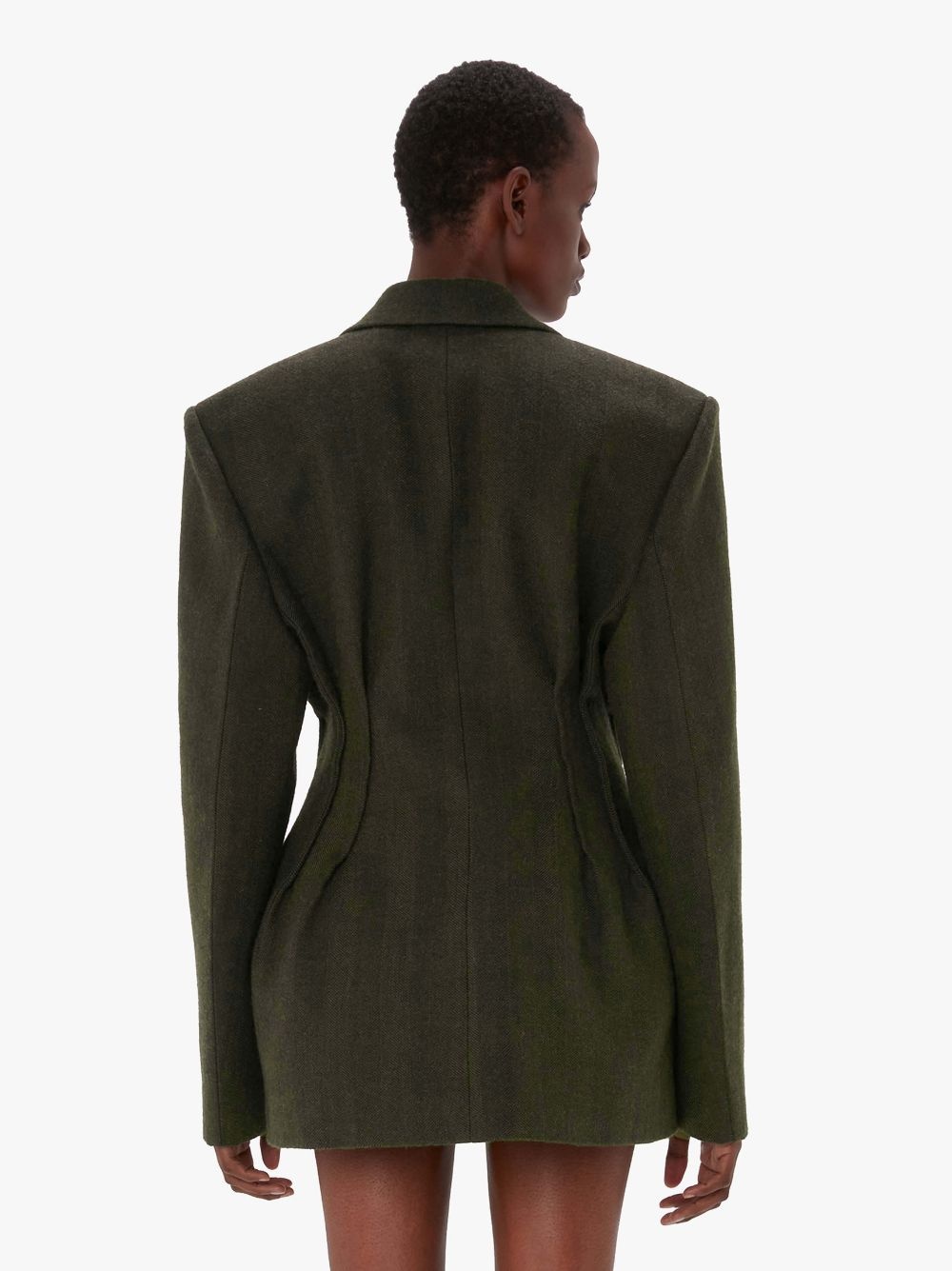 DOUBLE BREASTED HOURGLASS JACKET - 3