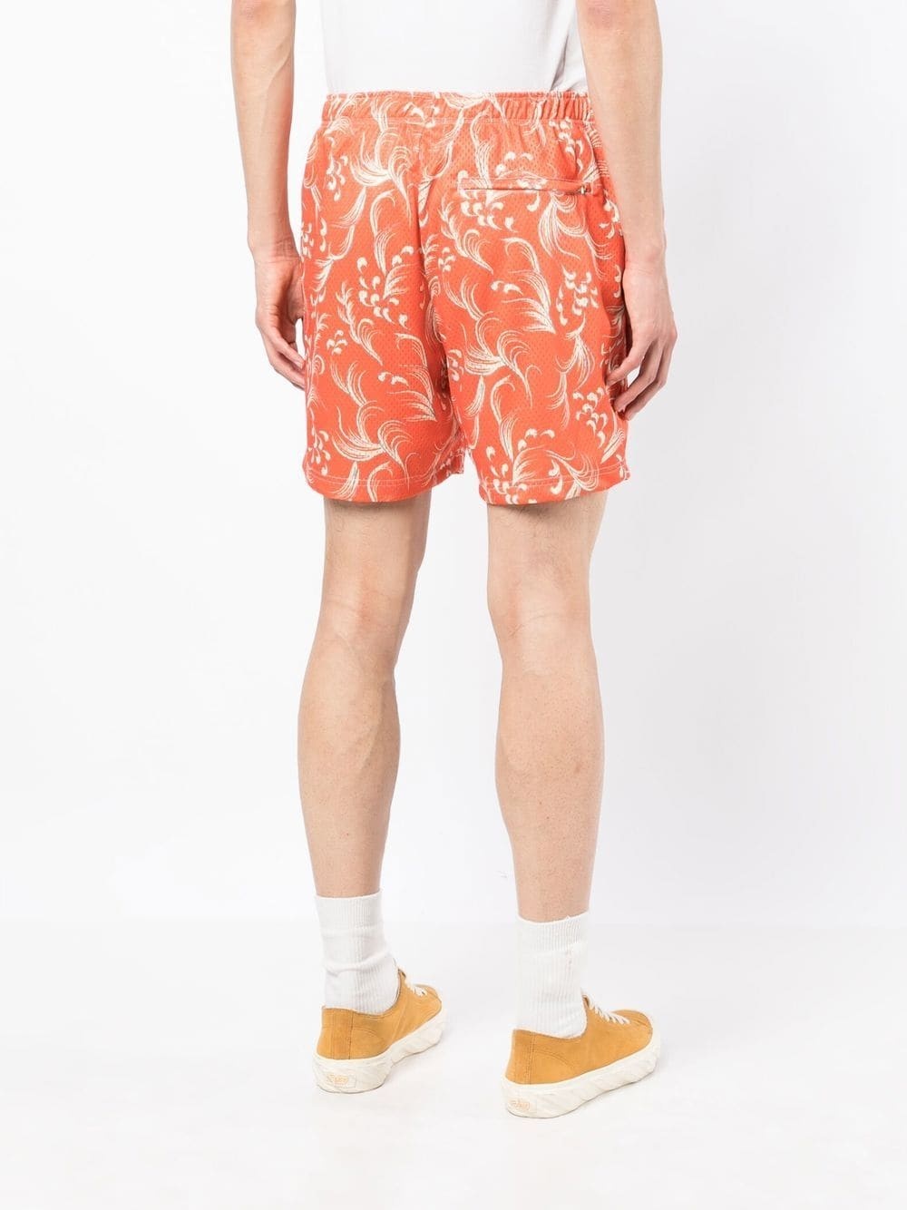 Practice perforated graphic-print shorts - 4