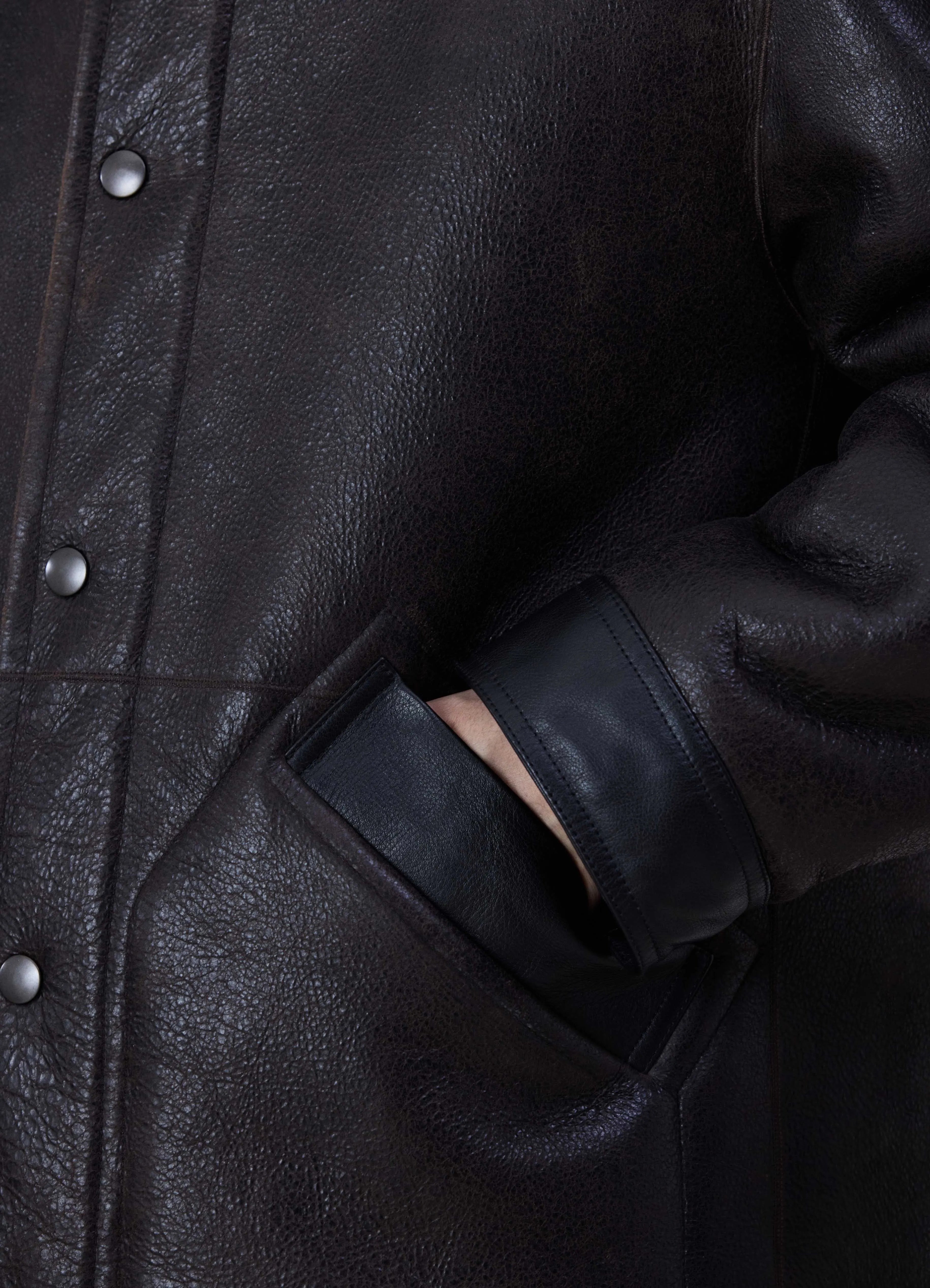 SHEARLING COAT - 5