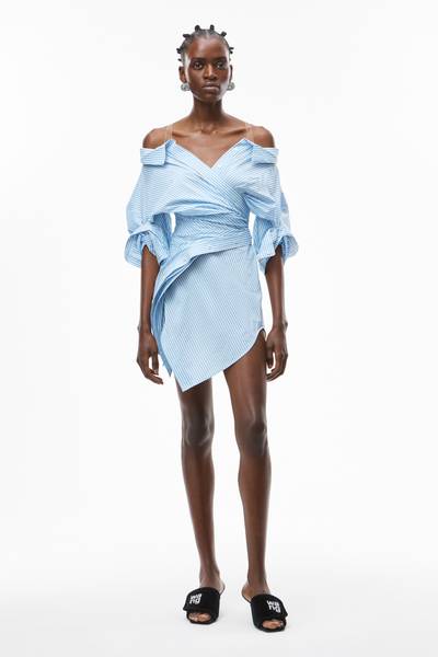 Alexander Wang DECONSTRUCTED SHIRTDRESS IN COTTON outlook