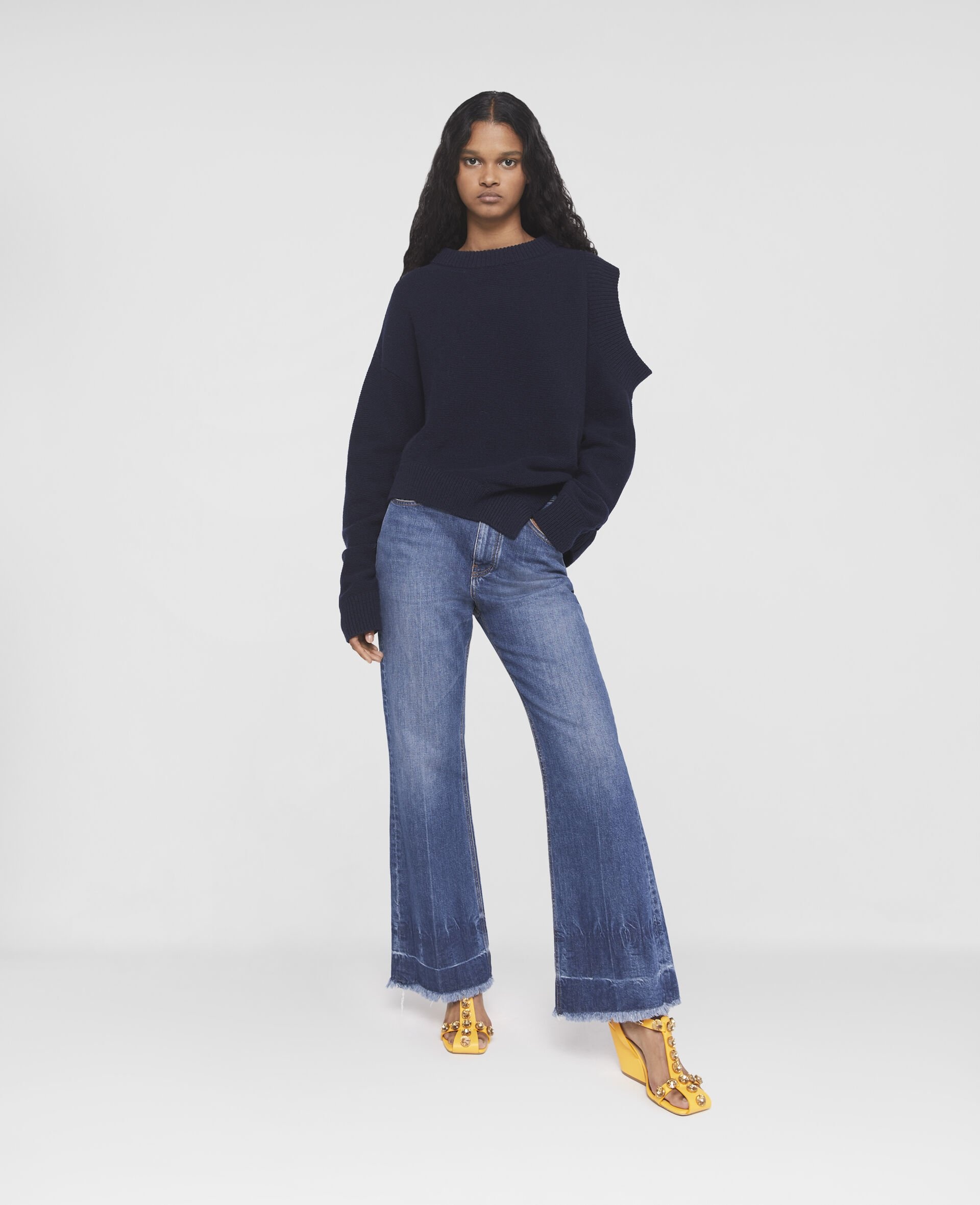 S-Wave Regenerated Cashmere Cut-Out Jumper - 2