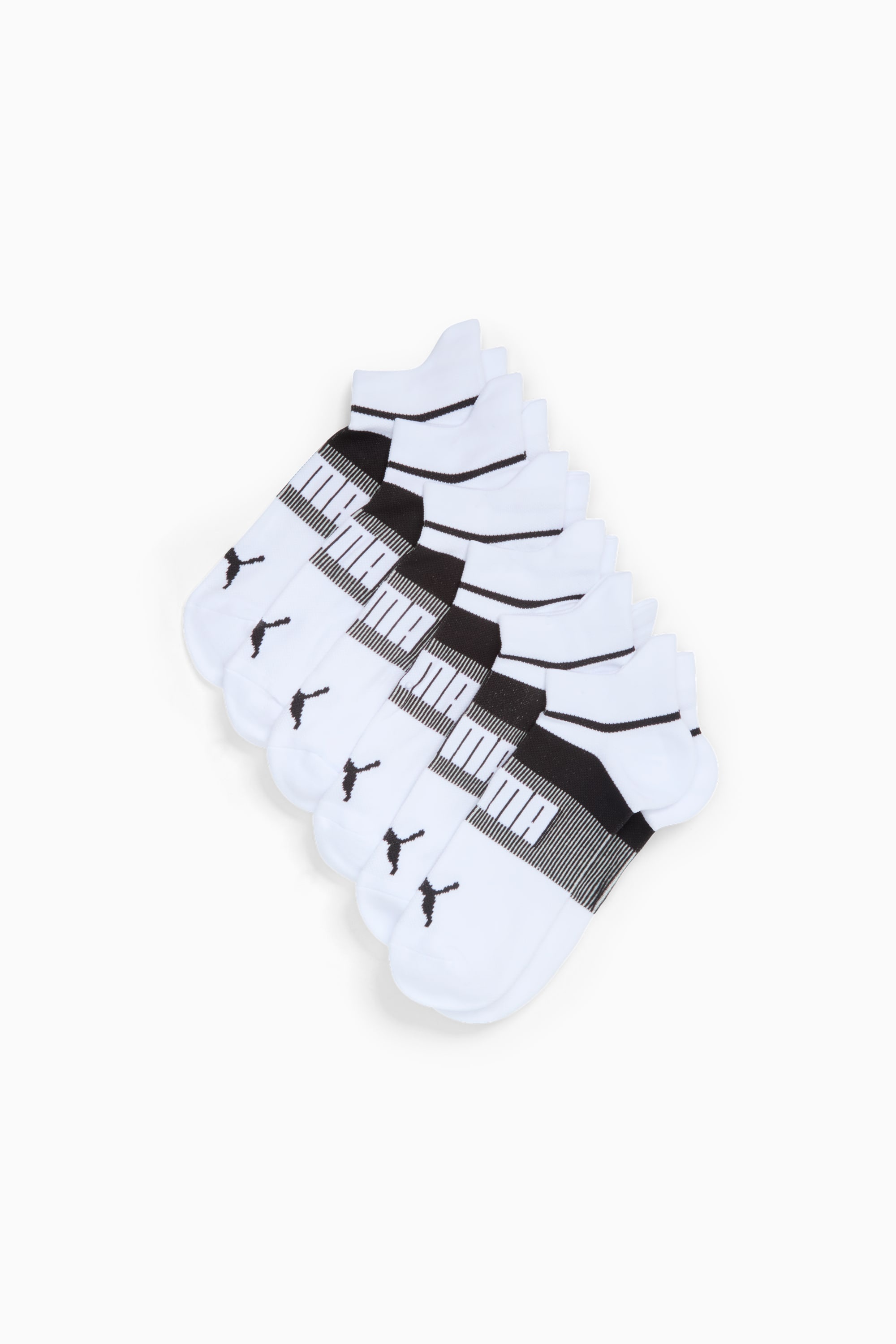 Men's Extended Terry Crew Low-Cut Socks (6 Pairs) - 1