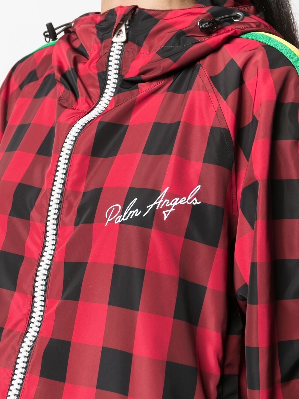 embroidered-logo windbreaker - 5