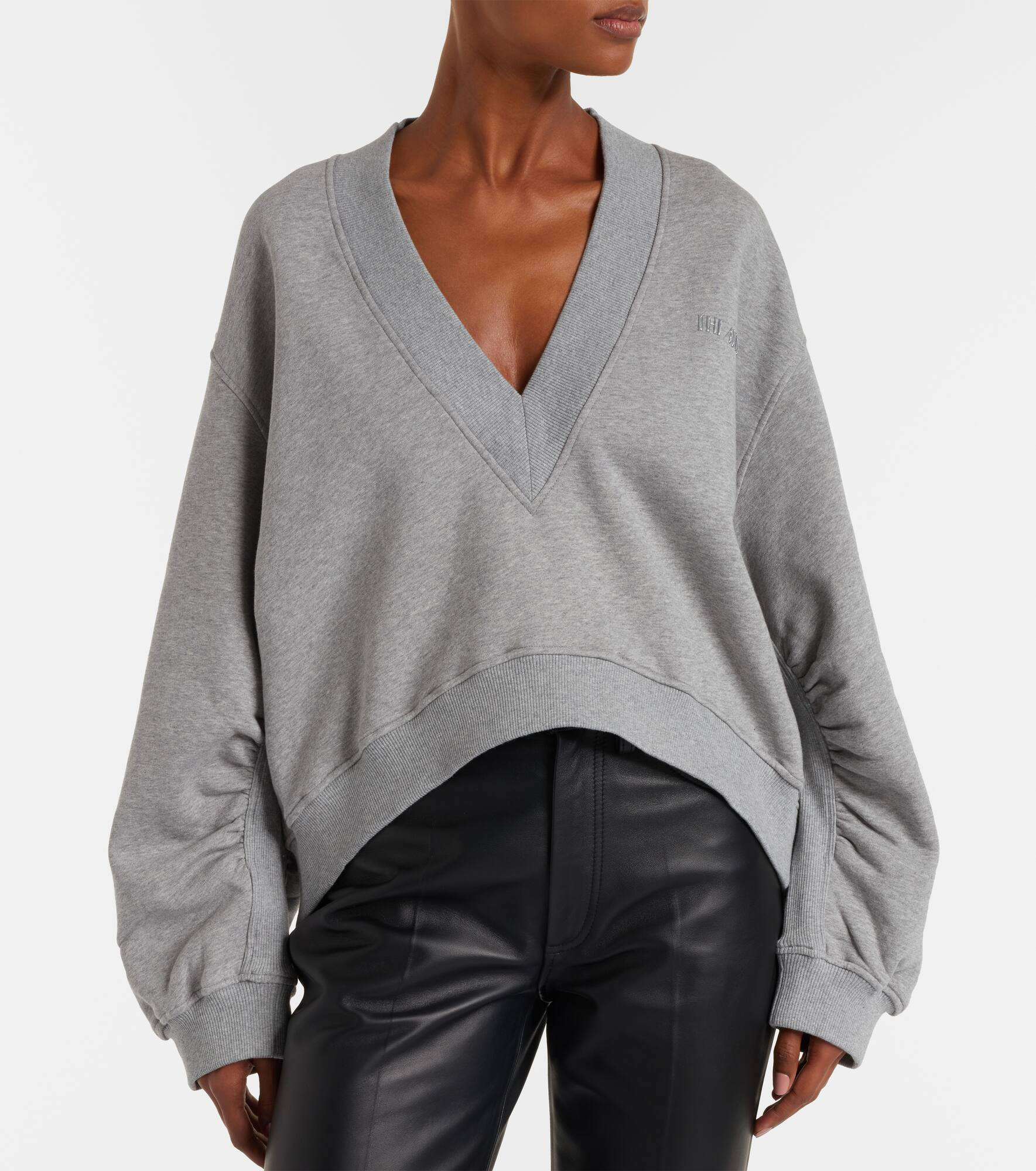 Cotton fleece sweatshirt - 6