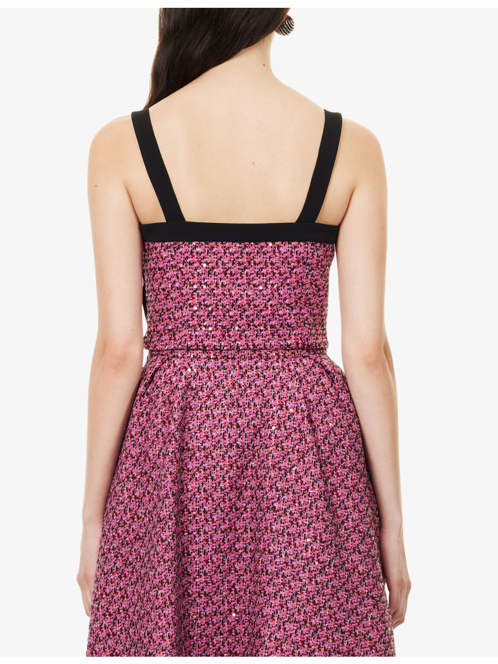 Sequin Crop Knitted Top - 4