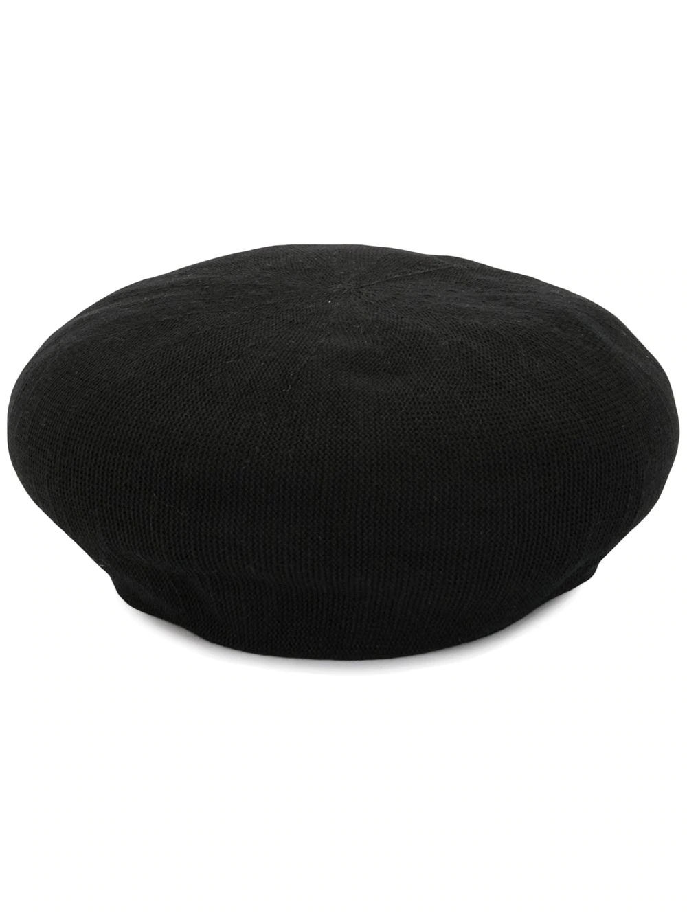 textured knitted beret - 1