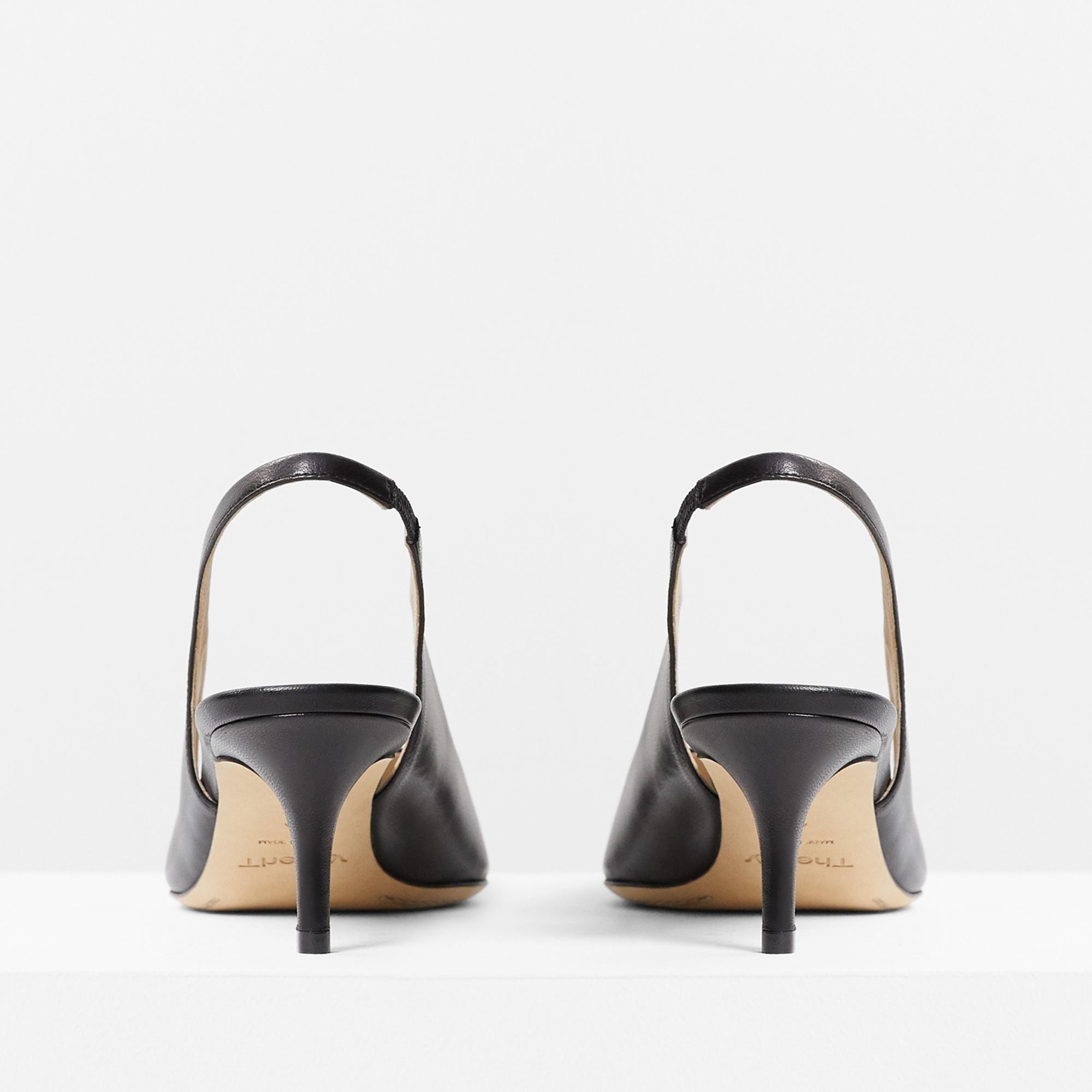 City Slingback in Leather - 4