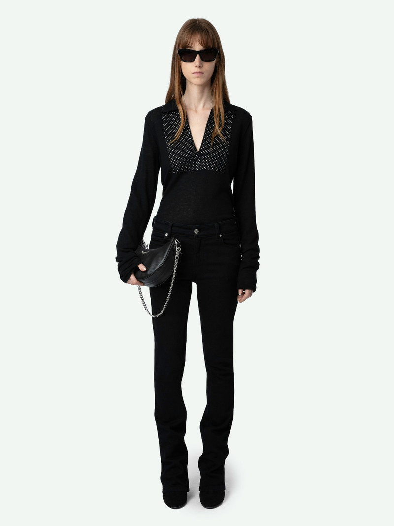 Zadig & Voltaire Sally Diamante Cashmere Sweater outlook