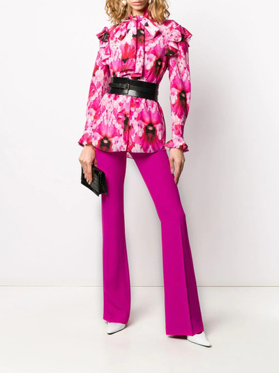 Alexander McQueen flared tailored trousers outlook