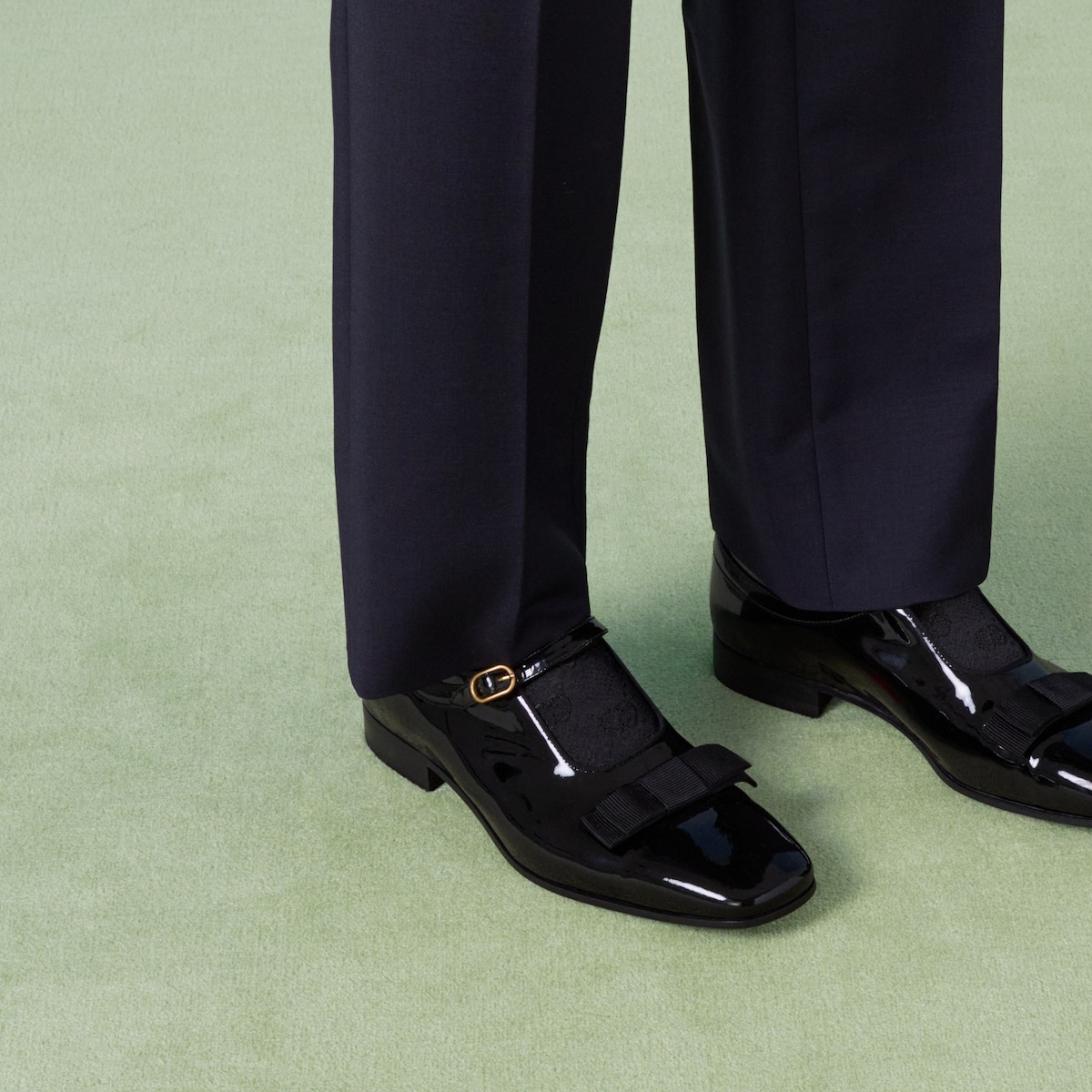 Men's loafer with GG canvas - 3