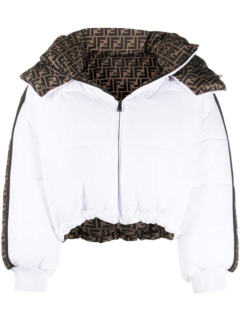 FF-motif puffer jacket - 1