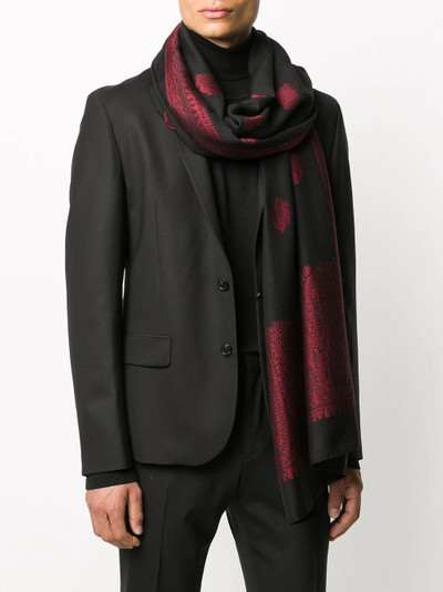 Etro paisley placement scarf outlook