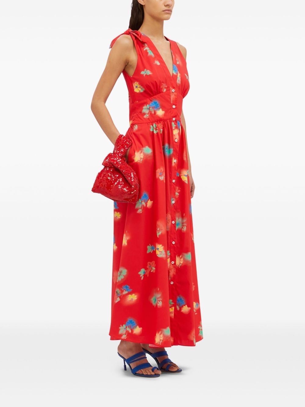 printed maxi dress - 3
