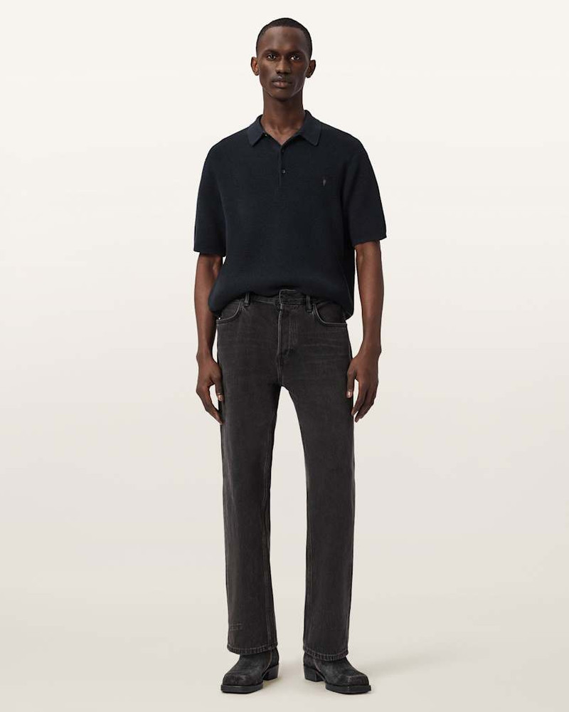 ASPEN WAFFLE TEXTURE RAMSKULL POLO SHIRT 7