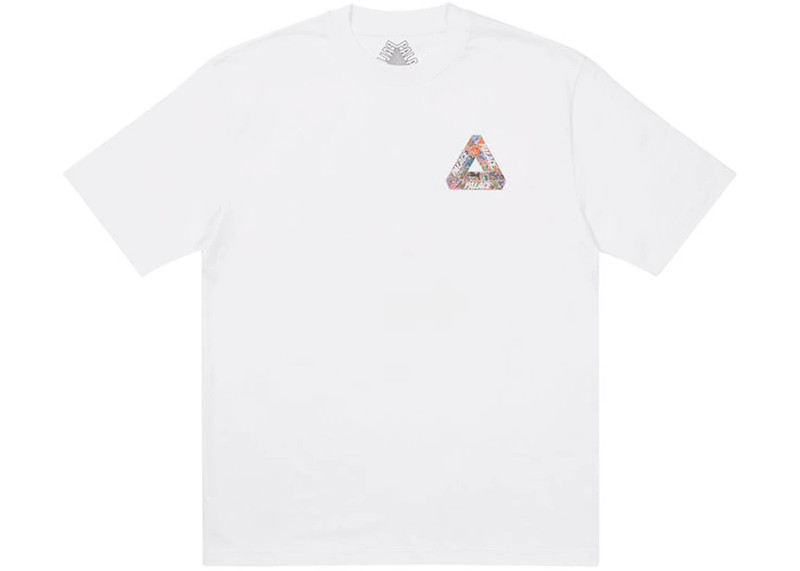 PALACE Palace Tri-Sticker Pack T-shirt White outlook