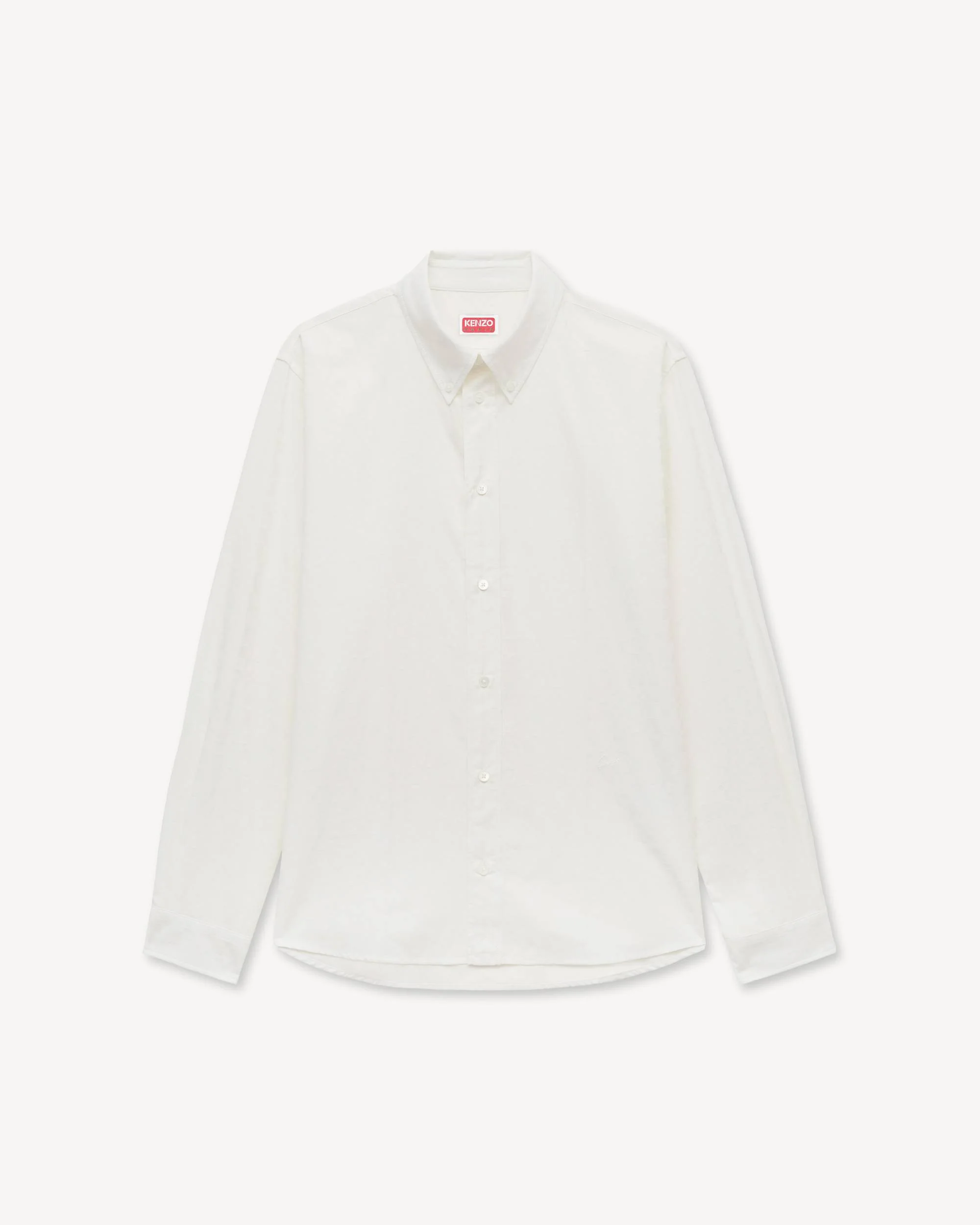 'Kenzogram' casual shirt in jacquard cotton twill - 1