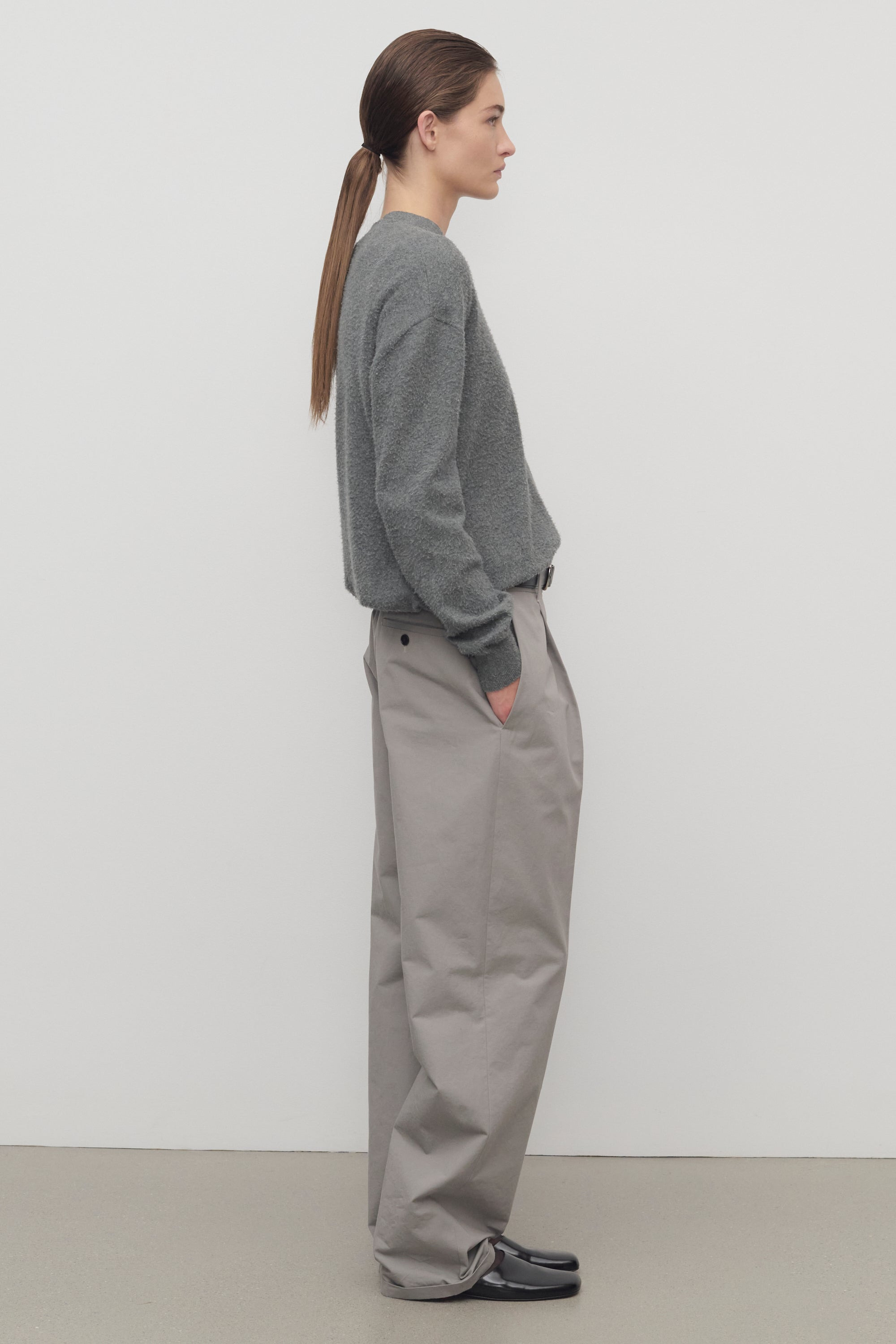 Neriah Pant in Cotton and Silk - 4