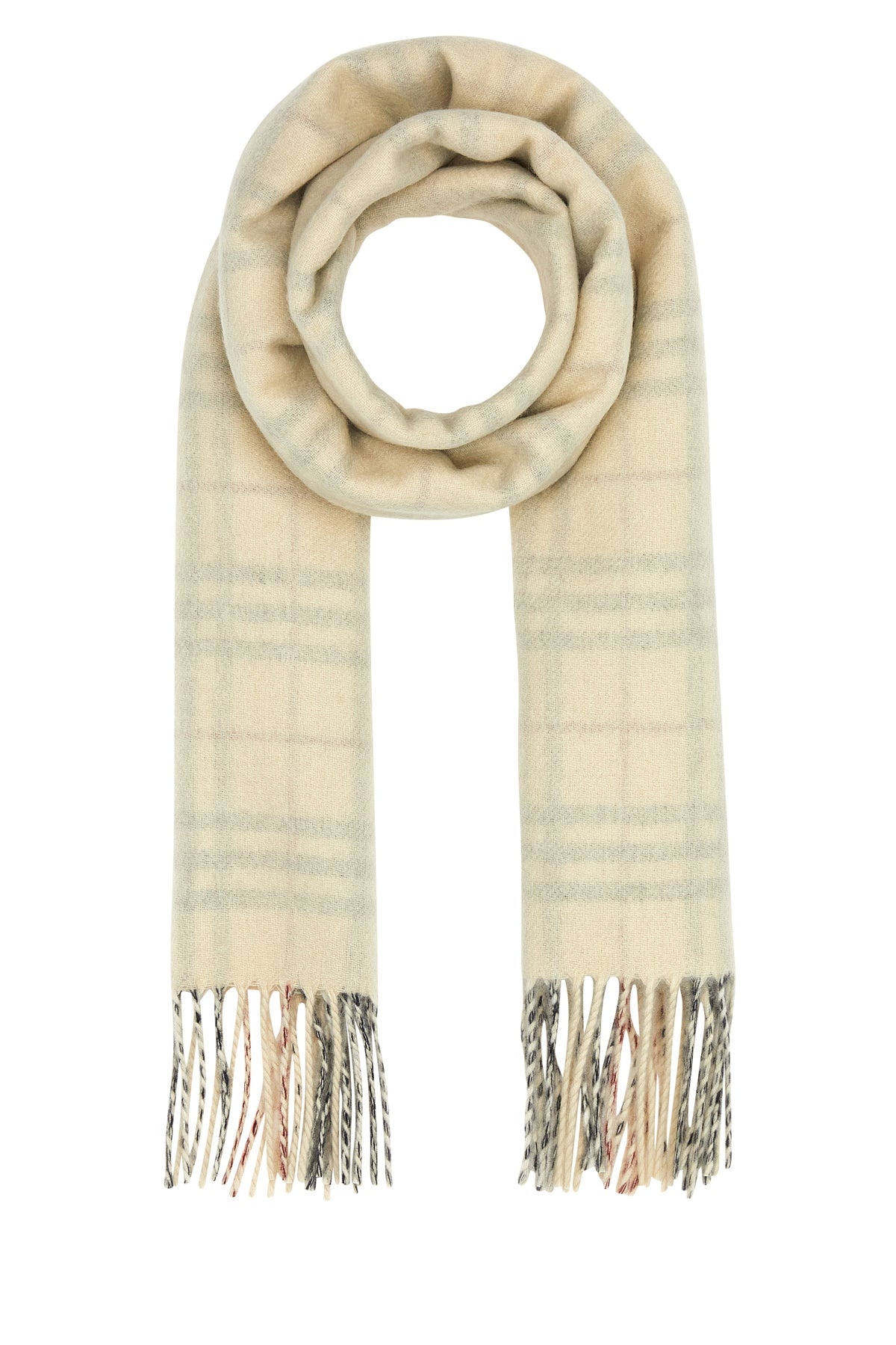 Embroidered cashmere scarf - 1