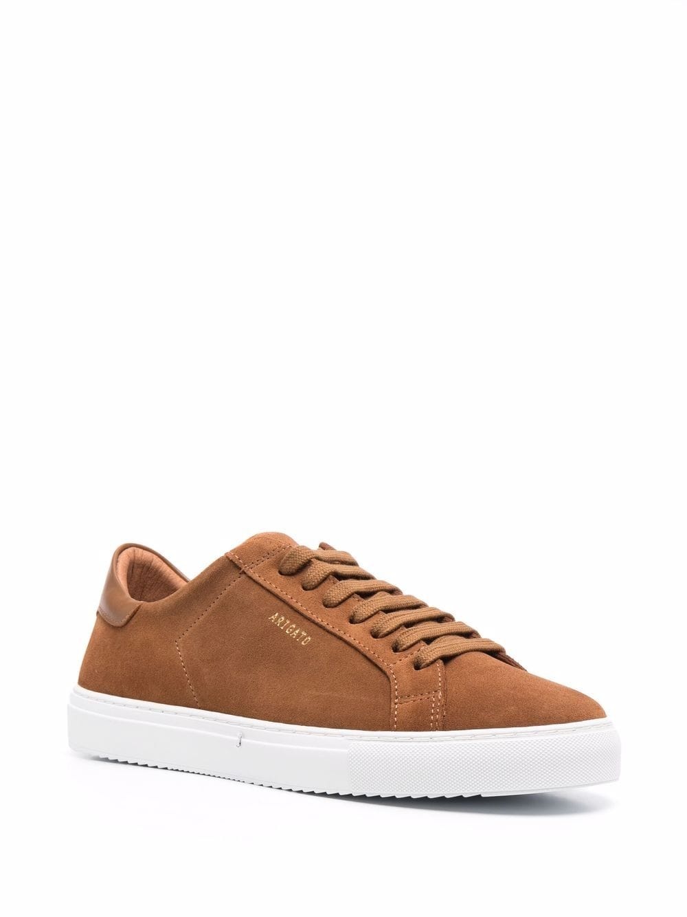 low-top suede sneakers - 2