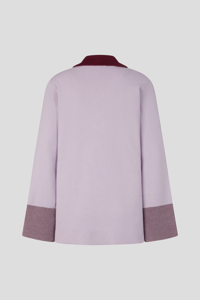 Edyta Knit polo shirt in Lilac - 2