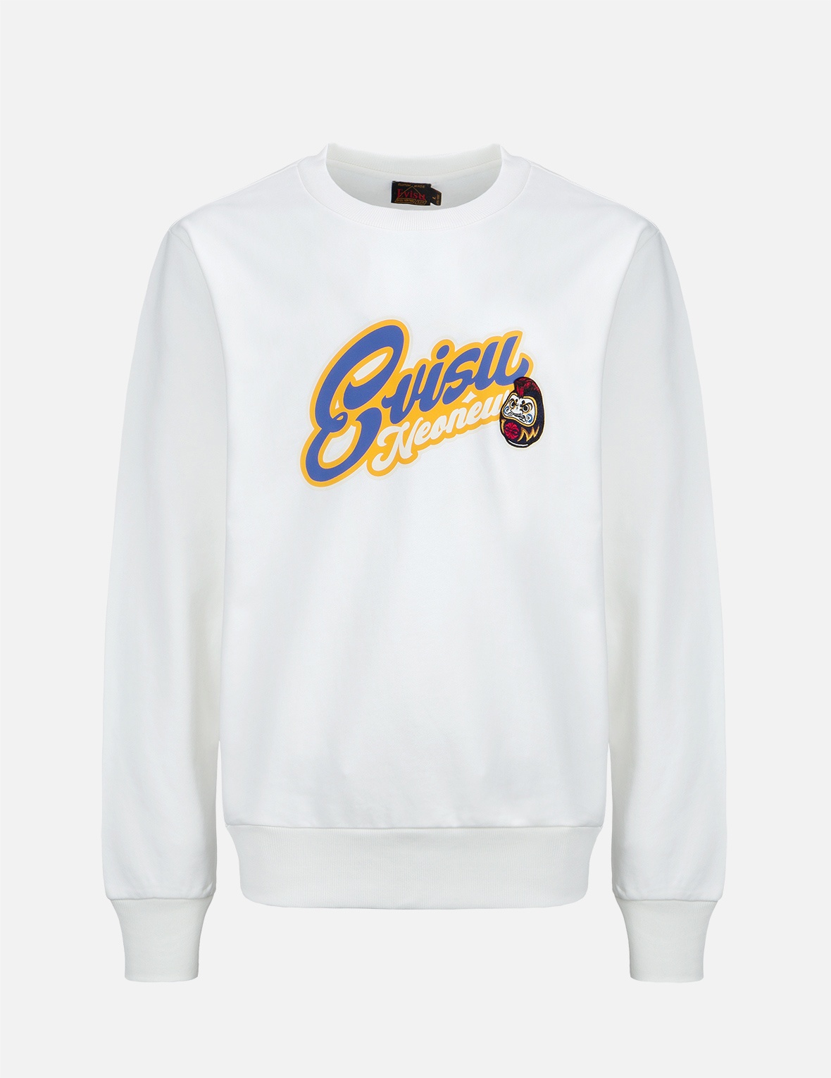 CALLIGRAPHY LOGO AND DARUMA PRINT SWEATSHIRT - 1