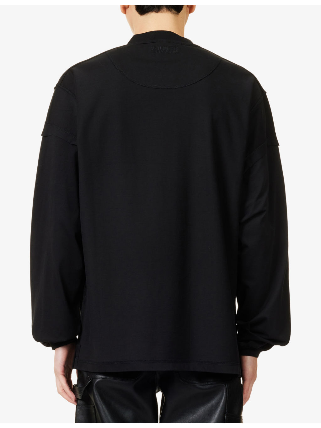 Shut Down Long-Sleeves Cotton-Jersey T-Shirt - 4