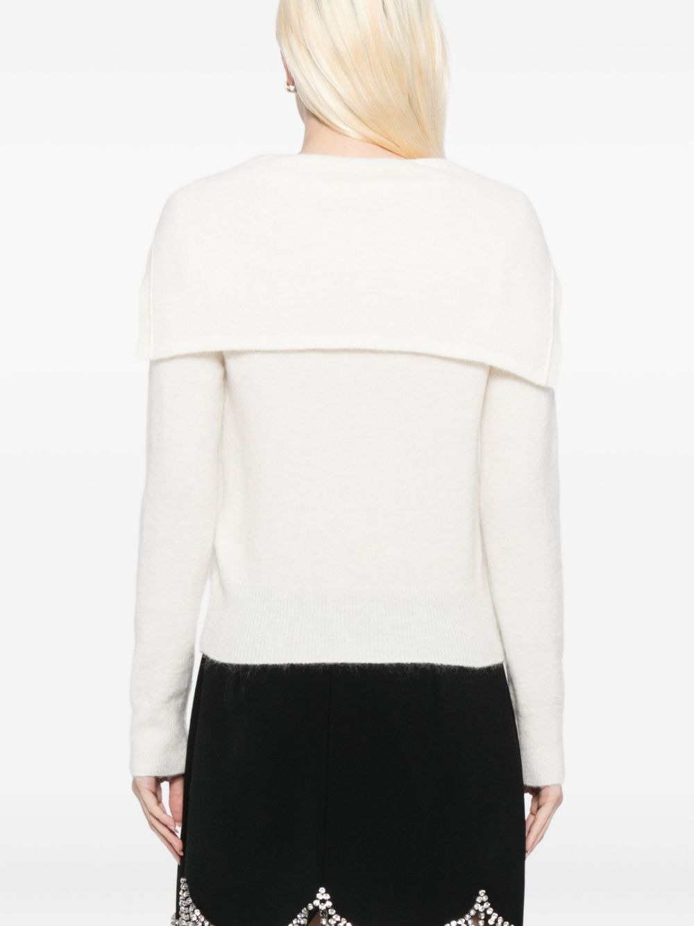 sailor-collar cardigan - 4