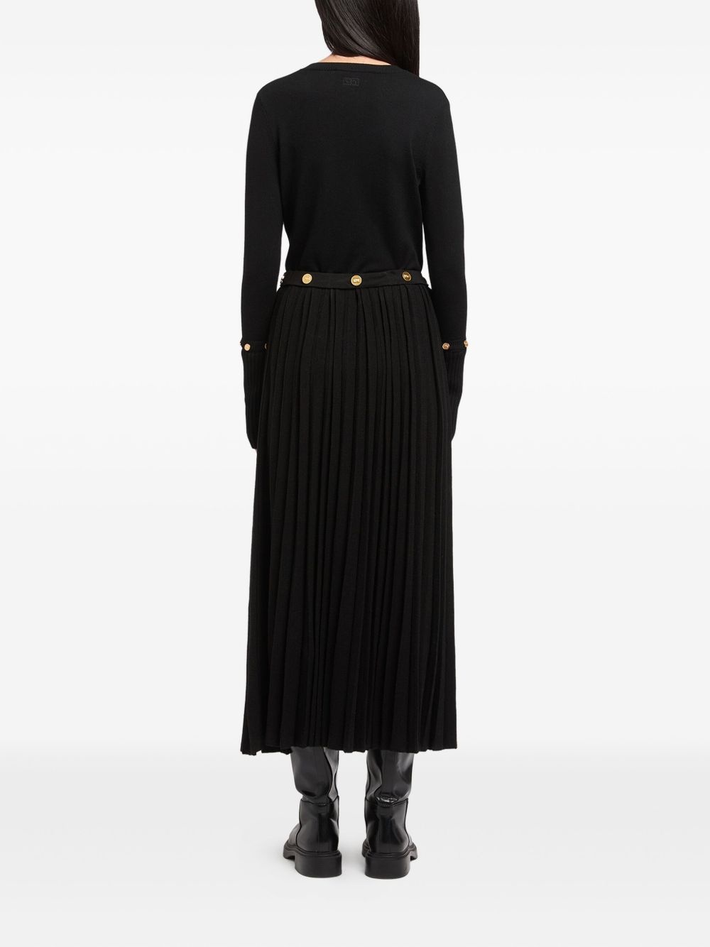 pleated maxi skirt - 3