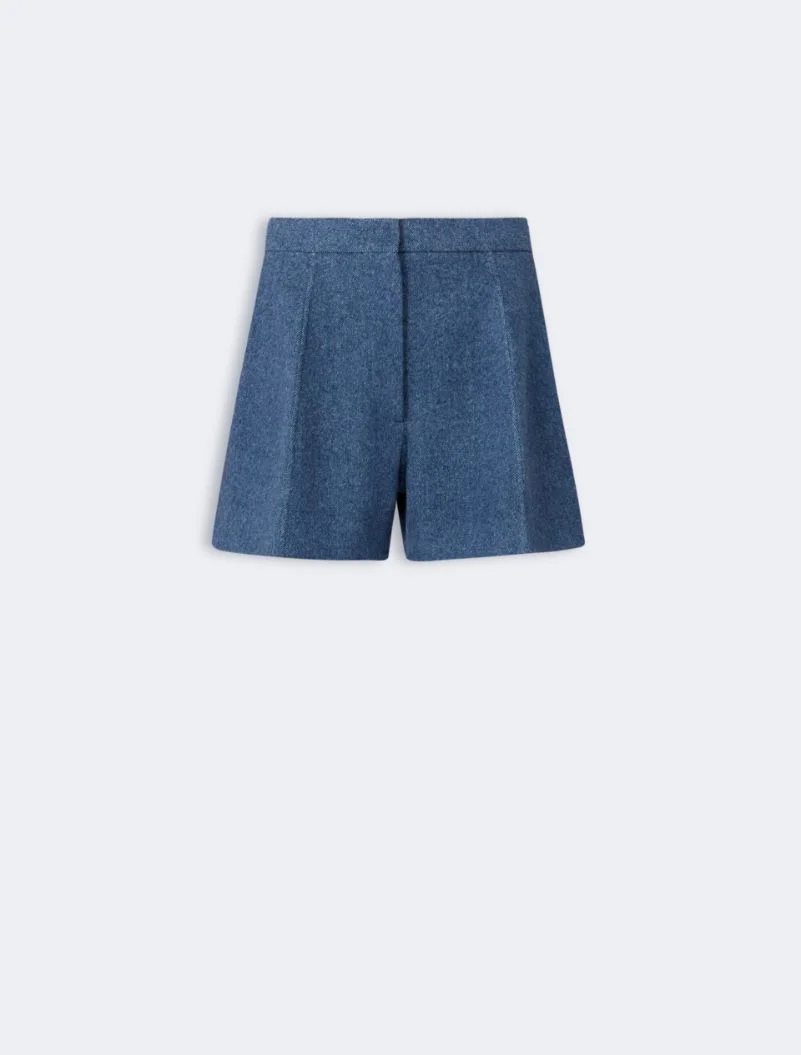 Wool Bermudas - RUNWAY - NAVY - 1