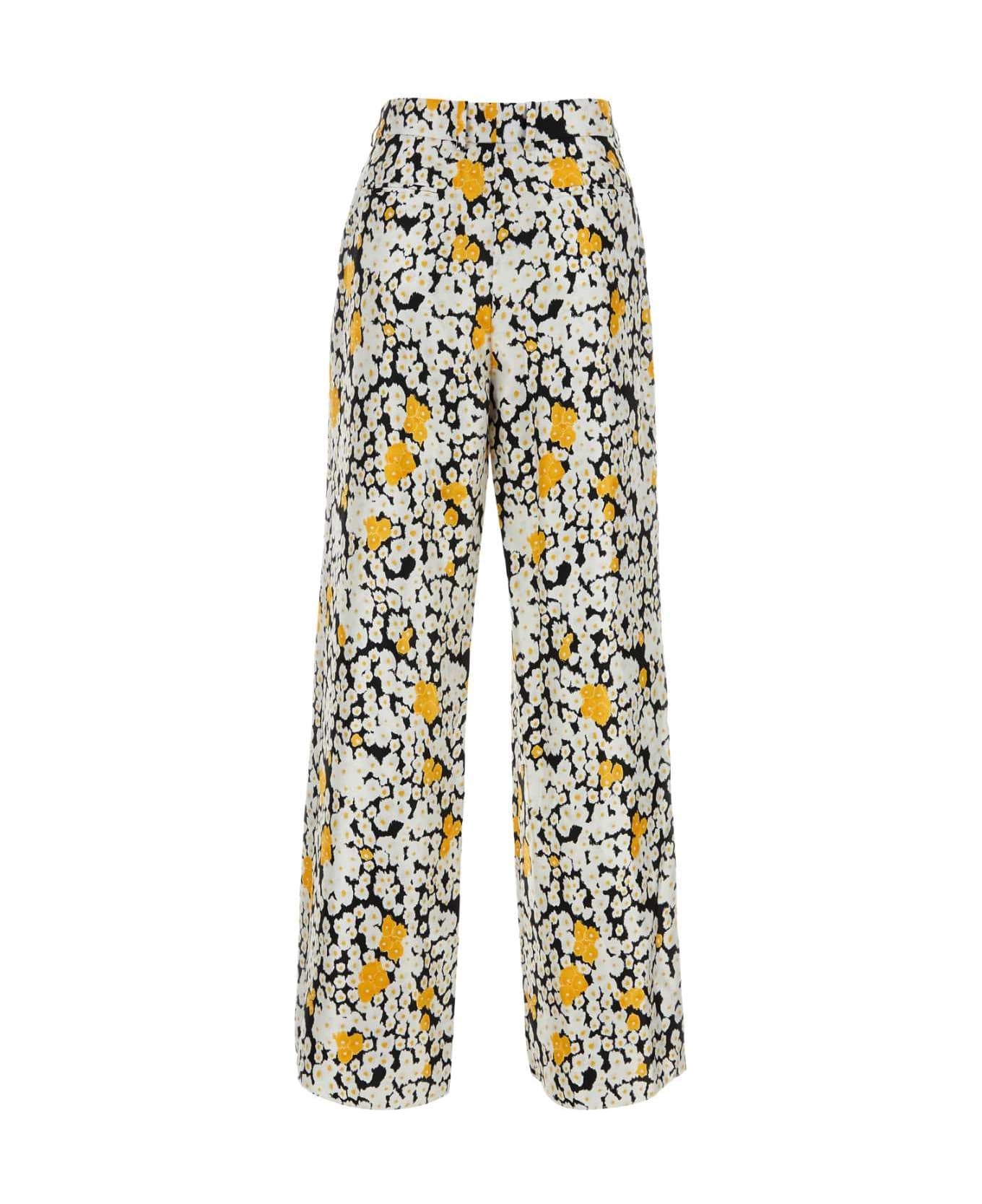 Printed Satin Pant - 2