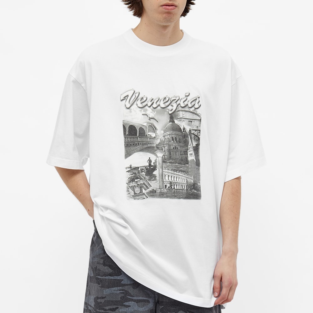 Balenciaga Venezia Print Oversized Tee - 3