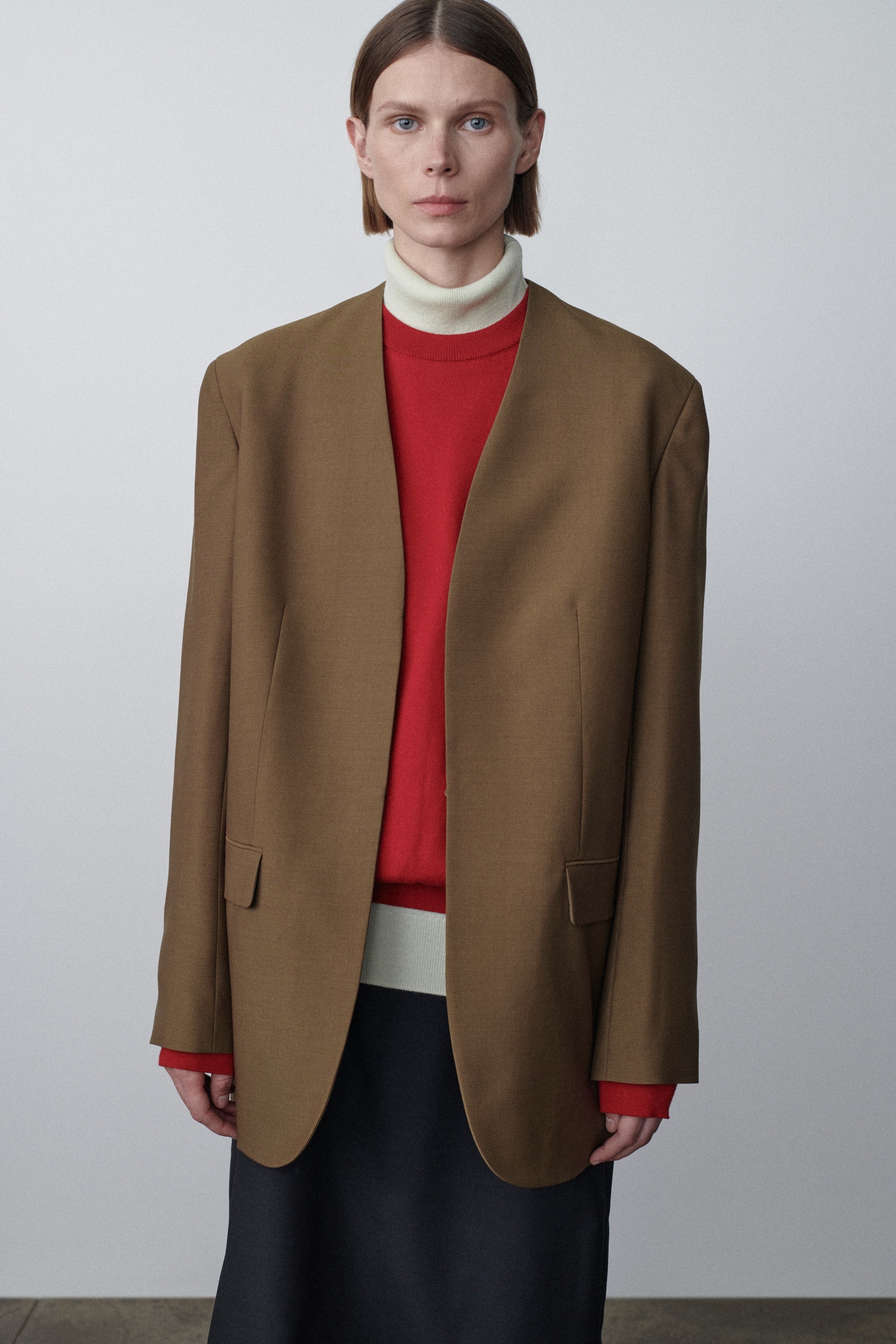 Fie Jacket in Virgin Wool and Mohair - 3