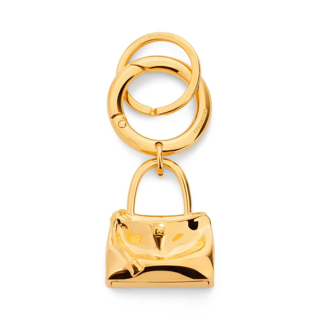 Carousel Rodeo Keychain in Shiny Gold - 1
