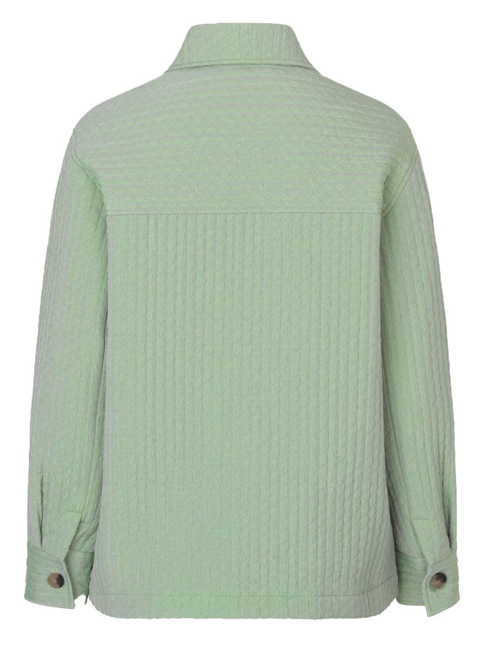 quilted-texture patch-pocket jacket - 2