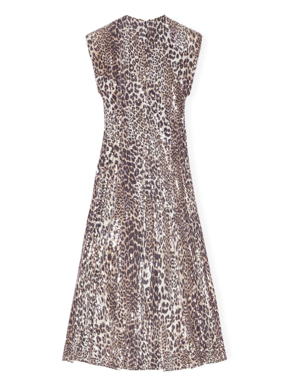 leopard-print dress - 6