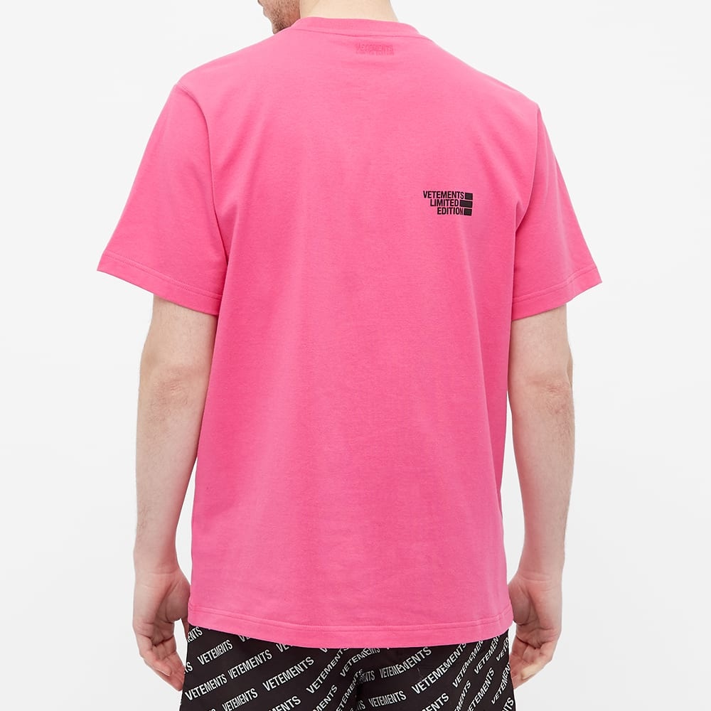 VETEMENTS Logo Limited Edition Tee - 4