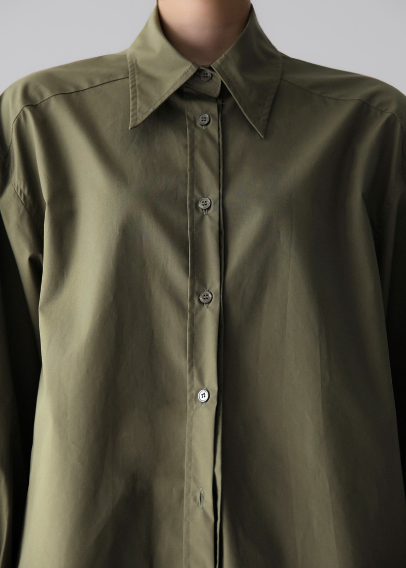 Prato Button Up Shirt - Khaki 3