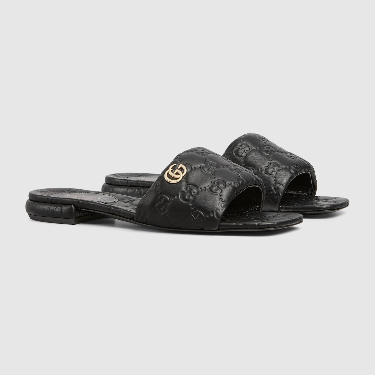 Women's slide sandal with Double G - 2