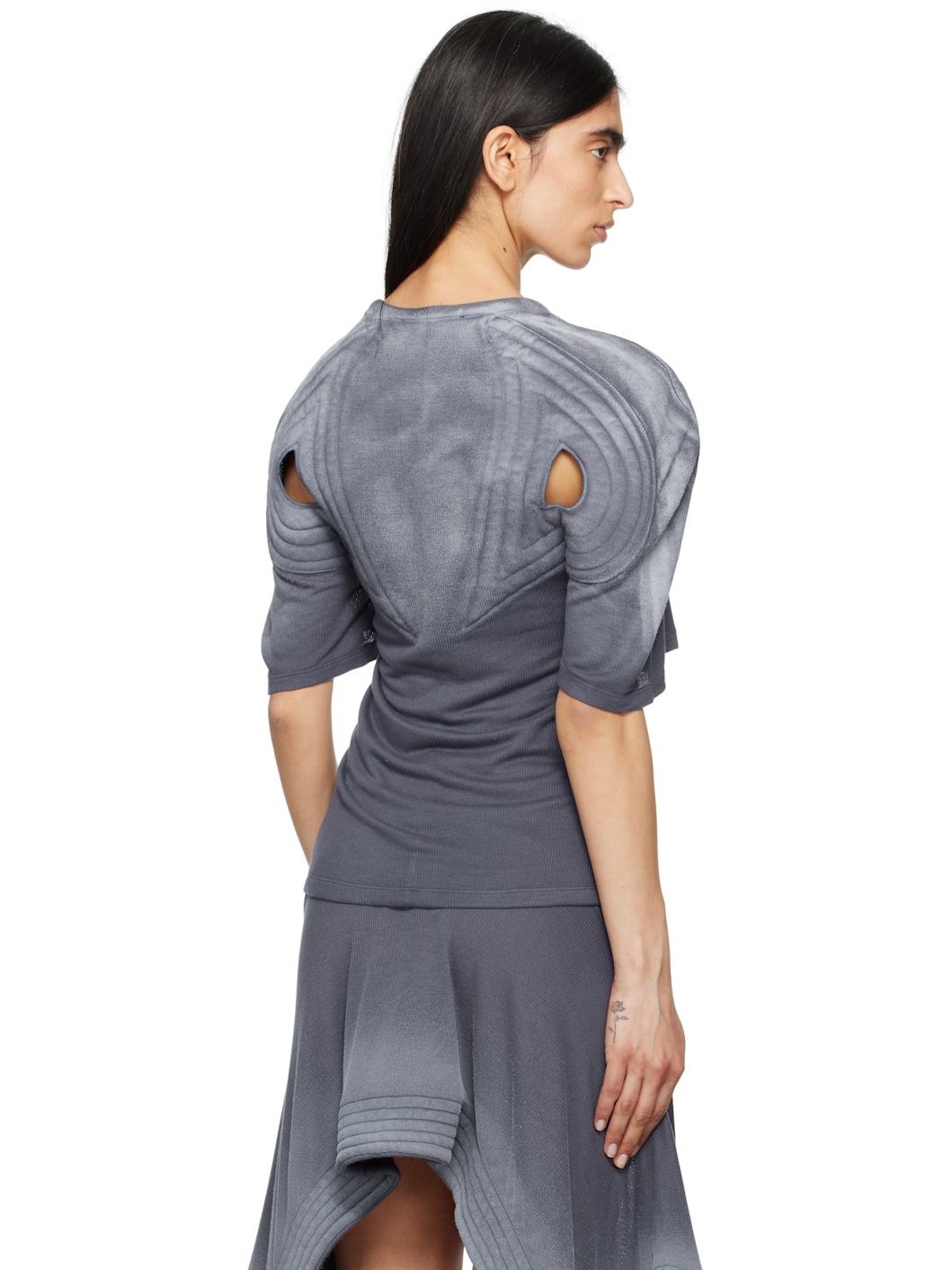 Navy Celritatem Padded T-shirt - 3