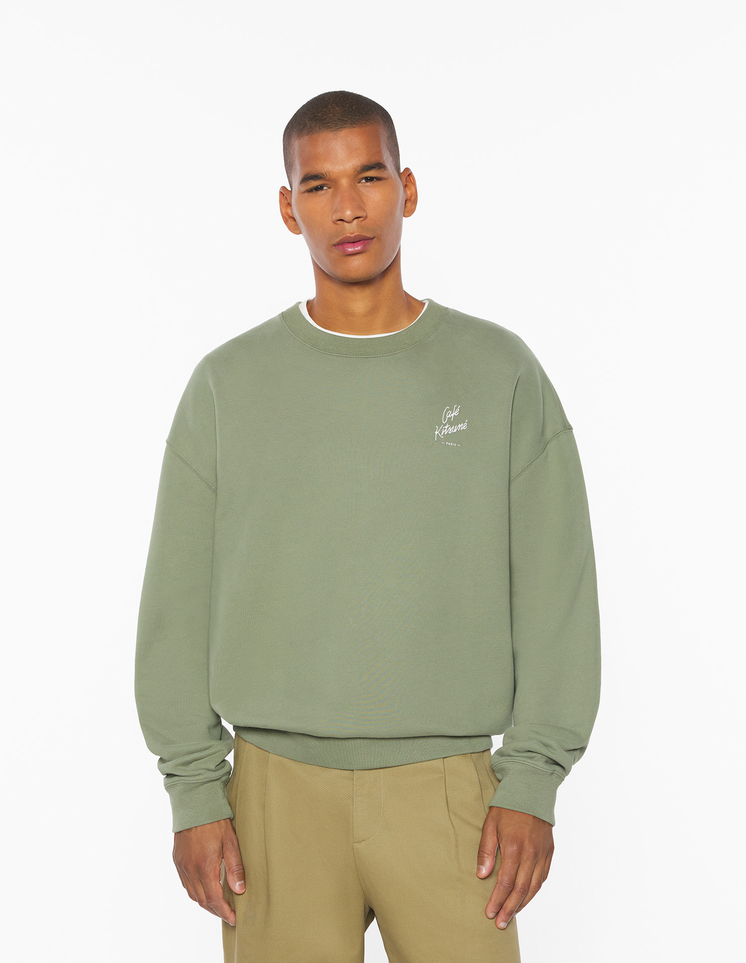 CAFE KITSUNE RELAX SWEATSHIRT - 6