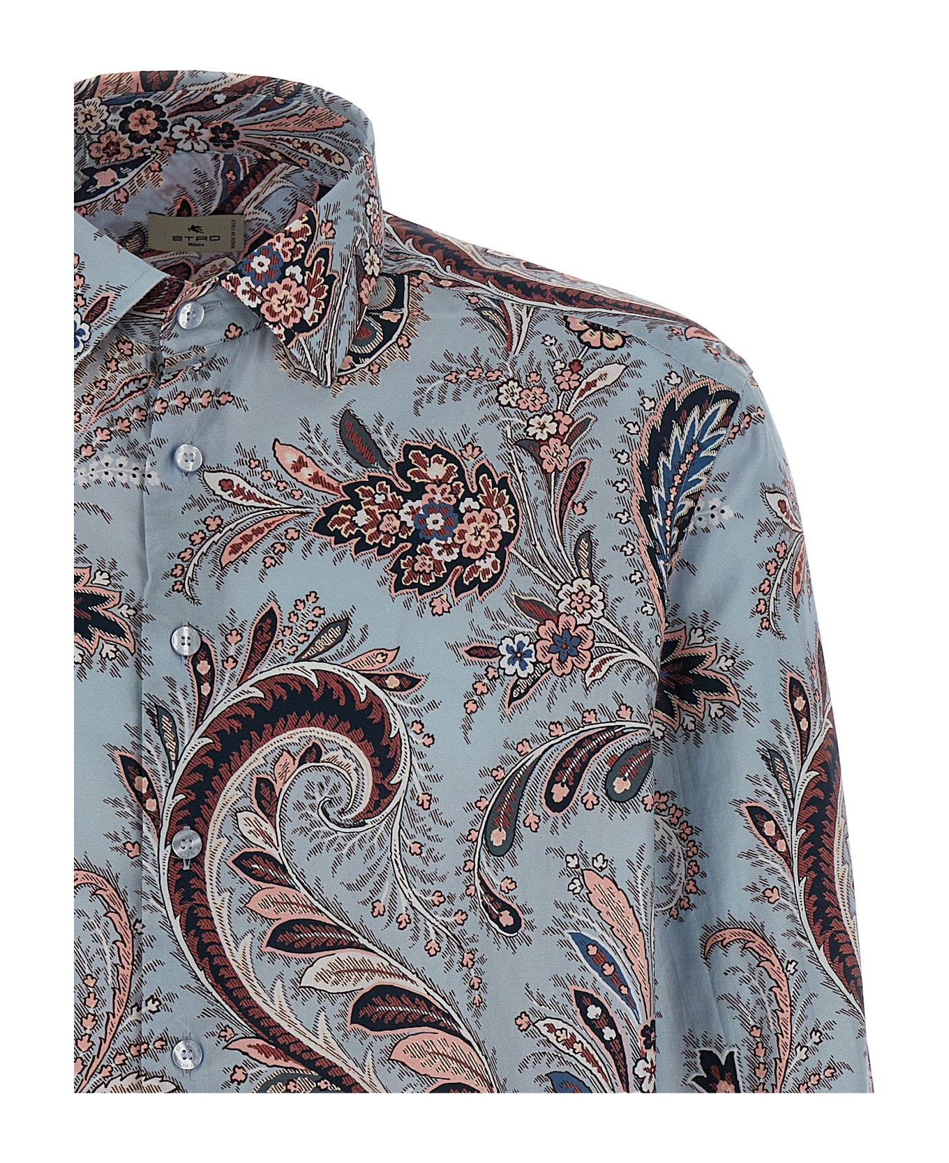 Floral Paisley Cotton Shirt - 3